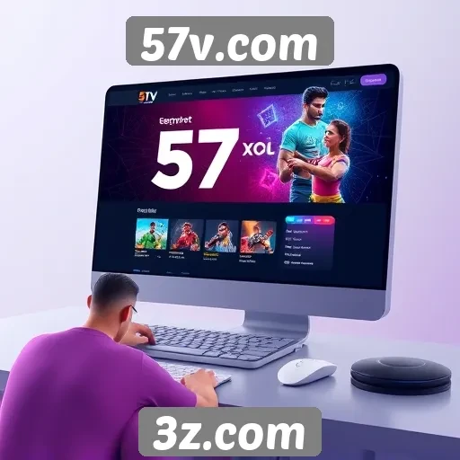 Experiência do usuário no design do 57v.com